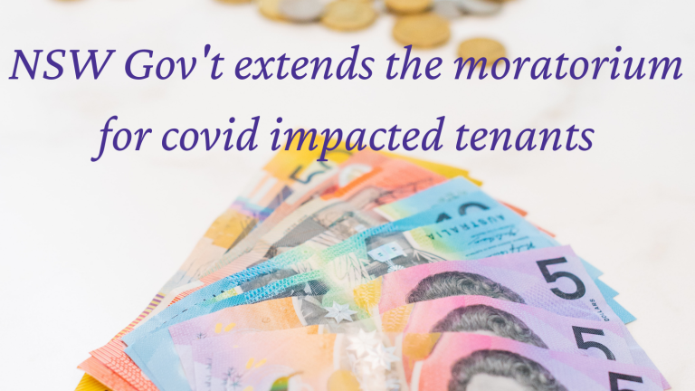 NSW Government extends moratorium for covid impacted tenants